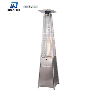 Factory Stainless Steel Heater Outdoor Garden Gas Pyramid Patio Heaters Tower Iron Gas Heaters With CE For Party