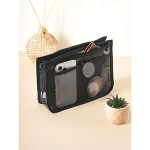 Black INER Total Bag Bolso de malla de estilo moderno Hecho de poliéster - Product Image 1