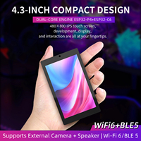 ESP32-P4 mesin Dual-Core + papan pengembangan ESP32-C6 layar sentuh 4.3 inci IPS kapasitif sentuh dengan WiFi6 + BLE5