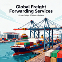 Fret maritime FCL LCL de Chine vers le Nigéria, le Sénégal, le Maroc, l'Égypte, livraison porte-à-porte, dédouanement DDP, service logistique complet