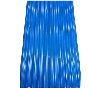 แผ่นหลังคาเหล็กลูกฟูกสีสังกะสีสำหรับมุงหลังคา - Product Image 1