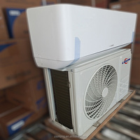 Nouveau climatiseur mural à inverter ultra-silencieux 9000-12000 BTU pour petites pièces, hôtels, R32, écologique, design fin, ailettes dorées