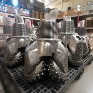 لقمة حفر ثلاثية المخروط للصخور الصلبة، أداة حفر آبار مصنعة بالطرق، لقمة بأسنان مدمجة - Product Image 1