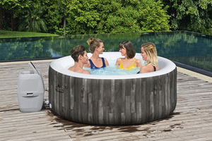 <span class=keywords><strong>Bestway</strong></span> 60005 Piscines de <span class=keywords><strong>spa</strong></span> extérieures de luxe pour 2-4 personnes Bain à remous gonflable avec équipement essentiel Accessoire pour baignoire à glace - Product Image 3