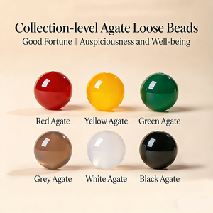 Perles en <span class=keywords><strong>agate</strong></span> naturelle de haute qualité de 6 à 10 mm pour la fabrication de bracelets faits main, pierres précieuses en vrac - Product Image 2