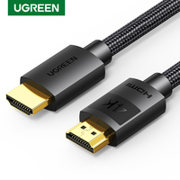 Câble HDMI UGREEN 4K/60Hz haute vitesse, en PVC et nylon tressé, compatible HDMI 2.0, PS4, Xbox, Aux, Ethernet.