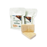 Barres de rationnement alimentaire d'urgence avec forte satiété saveur de champignon de singe sans sucre Texture dure emballée dans un sac