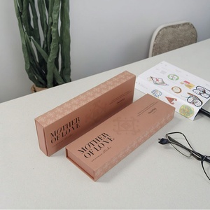 Reusable Customized Drawer <b>Box</b> Cardboard Gift <b>Box</b> with Matt Lamination and Embossing for Cosmetics Gift - Product Image 1