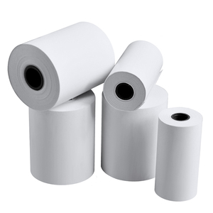 ม้วนกระดาษความร้อนขนาด 57 มม. 80 มม. ปรับแต่งโลโก้ได้ ผลิตจากเยื่อไม้บริสุทธิ์ 100% สำหรับเครื่อง POS และเครื่องบันทึกเงินสด ความหนา 50-70 แกรม - Product Image 1