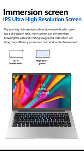 Ucuz öğrenci dizüstü N4000 14 inç 6GB <span class=keywords><strong>RAM</strong></span> 512GB SSD Win11 Pro dizüstü bilgisayar öğrenci ve eğitim dizüstü bilgisayarlar - Product Image 5
