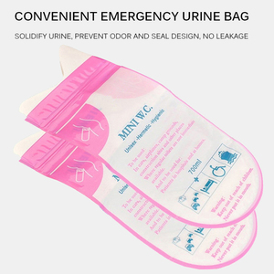 Personnalisé En Plein Air D'urgence Uriner Sacs Facile <span class=keywords><strong>Prendre</strong></span> Pisse Sacs Voyage Mini Toilette mobile Pour Bébé Femmes/Hommes sac de Vomi drop ship - Product Image 2