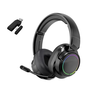 หูฟังเกมมิ่ง 2.4G รุ่นใหม่ปี 2024 คุณภาพสูง BT 5.3 ไฟ LED GM1210 ขายส่ง - Product Image 1