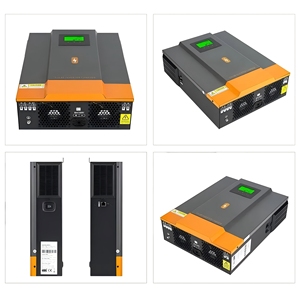 PowMr - Mejor Precio - Inversor Solar de Onda Sinusoidal Pura de 3KW 24V 230V Máx. Inversor Solar Fuera de Red de 3000W para Paneles Fotovoltaicos con Cargador - Product Image 2