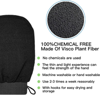 Offre Spéciale 150D Simple Viscose Bain Exfoliant Épurateur Rayonne Gant De Bain Marocain Kessa Gant Maroc Gant De Bain