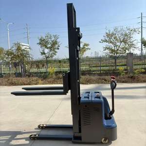 Chariot élévateur à palettes entièrement électrique 2000 kg 1500 kg VENTE CHAUDE Hauteur de levage Chariot élévateur à fourche Chariot élévateur entièrement électrique Chariot élévateur à conducteur accompagnant entièrement électrique - Product Image 3