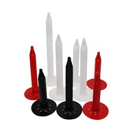 Ancrage de bouchon mural en plastique personnalisé clous de chevilles d'isolation pour cloisons sèches en HDPE clous d'ancres clou d'isolation de fixation