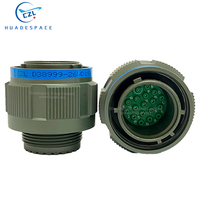 Conector Circular D38999/26WD19PA J599/26WD19PA de 19 Pines, Enchufe Estándar de la Serie GJB599B MIL-DTL-38999, Aviación Huadesapce CZL