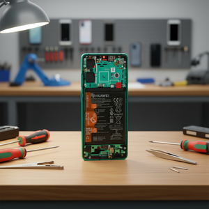 Schermo Completo con Cornice e Batteria Verde Aurora per Huawei P30 - Ricambio - Product Image 3