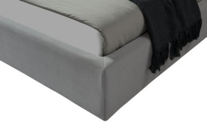 <span class=keywords><strong>Letto</strong></span> <span class=keywords><strong>matrimoniale</strong></span> king-size regolabile grigio in <span class=keywords><strong>tessuto</strong></span> imbottito con struttura in legno massello, <span class=keywords><strong>letto</strong></span> a scomparsa con funzione gonfiabile e pieghevole per uso domestico - Product Image 5