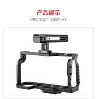 Cage vidéo pour caméra en alliage d'aluminium C9-A pour BMPCC 4K/6K Kit de fabrication de films avec poignée supérieure