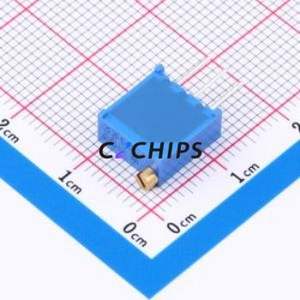 Résistance/potentiomètre réglable PV36W503C01B00 SIP-3P, résistance 9,6x5mm 50kOhm 10% 500mW 100ppm/ ℃ - Product Image 2