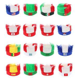 <span class=keywords><strong>2026</strong></span> 미국 캐나다 멕시코 축구컵 가발 & 모자 클럽 팬 헤어 액세서리-조절 가능한 사이즈 직물 소재 - Product Image 6