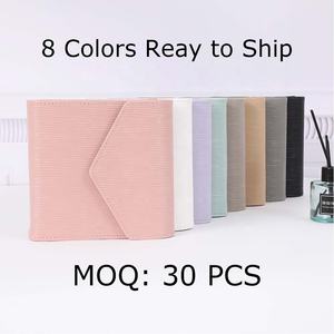 الأكثر مبيعًا Yihe A7 Saffiano <span class=keywords><strong>Epi</strong></span> محفظة جلدية بغلاف مقوى مخصص للميزانية النقدية حلقة الموثق ورقة يطير حشو الميزانية - Product Image 2