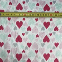 Couverture pour bébé en tissu miniature en forme de cœur, douce et moelleuse, personnalisable, fabriquée en tissu textile pour la maison en fibre de polyester 100%