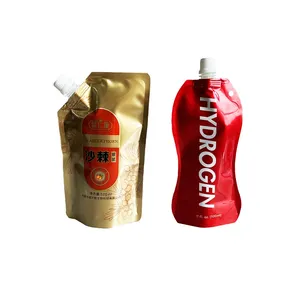 Liquid Wine Pouch With Spout With Stand Up Plastic Packaging Manufacturers Suppliers Spout Pouch