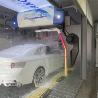Máquina Automática de Lavado de Autos Pequeña, Económica, Sin Contacto, de Alta Presión 360 con Secador para Pequeñas Empresas