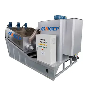 Abs septik Tank kanalizasyon atıksu arıtma sistemi susuzlaştırma vidalı pres otomatik çamur kurutma makinesi CE / ISO9001 600