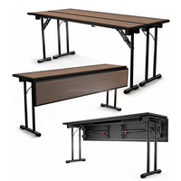 Table pliante de haute qualité en gros Meubles de conférence de bureau d'occasion de luxe Table pliante de réunion