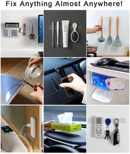 Ruban adhésif nano double face lavable, amovible et réutilisable, sans résidu, transparent, en gel acrylique, <span class=keywords><strong>pour</strong></span> la maison, la cuisine, la voiture, le bureau - Product Image 6