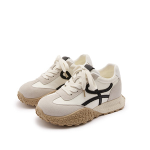 Nouvelles baskets respirantes pour femmes style coréen printemps 2026, chaussures décontractées à semelle épaisse et rehaussante, style Dad Shoes tendance - Product Image 5
