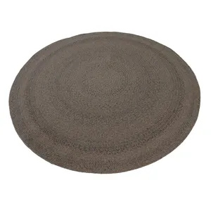 Living Room Luxury Round Shape Flat Weave Wool Carpet