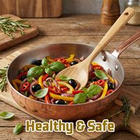 Lot de 2 cuillères en bambou en forme de cœur de 30 cm – Ustensiles de cuisine à long manche pour cuisiniers – Idéal comme cadeau de déménagement