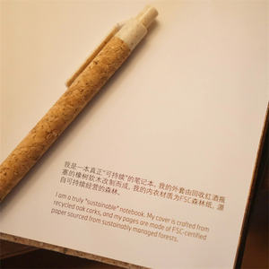 Taccuino in sughero personalizzabile A5 giornale riciclato con copertina rigida in sughero e lino eco regalo <span class=keywords><strong>promo</strong></span> notebook - Product Image 5