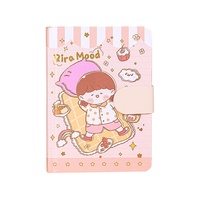 Carnet de notes étudiant de haute qualité avec pages couleur estampées or 64K, motif dessin animé mignon, cadeau en gros