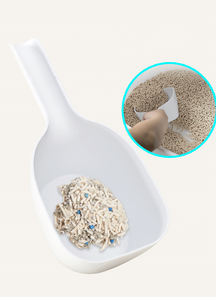 Pala de arena para gatos personalizada al por mayor con pala de heces integrada para inodoro de mascotas y accesorios para cajas de arena para gatos - Product Image 5