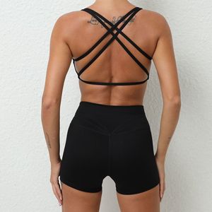 Conjunto de Yoga de Otoño con Espalda Cruzada, Pantalones Deportivos para Gimnasio, Leggings para Mujer - Product Image 3
