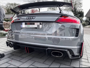 Diffuseur de pare-chocs arrière en fibre de carbone de style P pour <span class=keywords><strong>Audi</strong></span> TTRS MK3 2020 et plus - Product Image 4