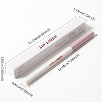 Crayon à lèvres rose vegan haute pigmentation, crayon à lèvres brun, crayon à lèvres waterproof, fournisseurs avec logo personnalisé, crayon à lèvres nude crème, marque privée
