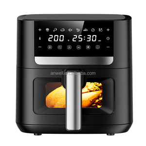 ANWELL Hot Selling 5L /6L/8L Air Fryer LED Touch Screen <strong>Airfryers</strong> 8 Preset Menus 304 Heating Tube Household Air Fryer OEM ODM - Product Image 3