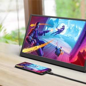 Moniteur portable de jeu Jingshu 15,6 pouces 1080p HDR IPS avec écran LCD portable USB Type C Mini pour téléphone, ordinateur portable, PC - Product Image 3