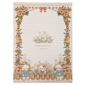 สมุดโน้ตน่ารักลายการ์ตูนหมีสวนใหม่ B5ins คุณภาพสูง สำหรับนักเรียน ผลิตในประเทศจีน - Product Image 5