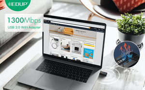 EDUP Thẻ Mạng <span class=keywords><strong>USB</strong></span> AC1200 Bán Chạy Bộ Chuyển Đổi Wifi <span class=keywords><strong>USB</strong></span> Không Dây 1200Mbps - Product Image 6