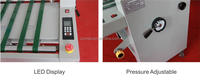 Machine à plastifier thermique double face 490 720 470 mm A2 A3 A4, plastifieuse à rouleaux/machine à plastifier à chaud à rouleaux