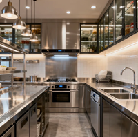 Solutions pour cuisines commerciales pour restaurants, équipements commerciaux pour cuisines, équipements de cuisine en acier inoxydable
