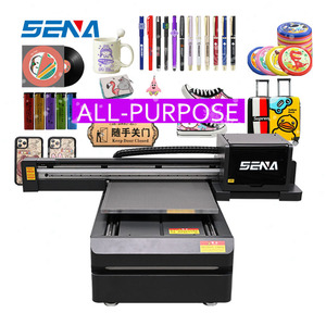 <strong>High</strong> <strong>Speed</strong> Fabric <strong>Printing</strong> <strong>Machine</strong> for Small Businesses Digital Logo 6090 Inkjet Flatbed Uv Printer for Acrylic Glass Aluminum - Product Image 2