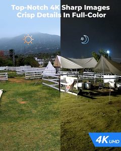 Cho 8MP ngoài trời IP66 an ninh máy ảnh 5x Zoom quang học 4K màu tầm nhìn ban đêm thông minh phát hiện PoE CMOS giám sát nhà NVR - Product Image 4